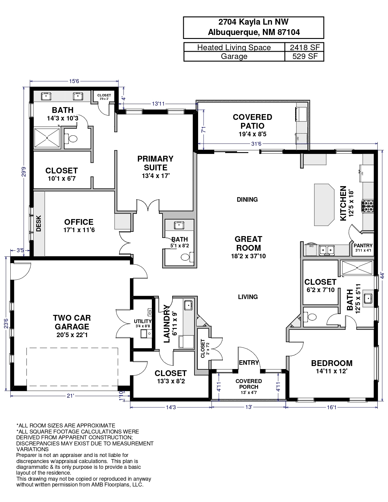 34th image of 2704 Kayla Ln Nw, Albuquerque, NM 87104 | MLS# 1109770