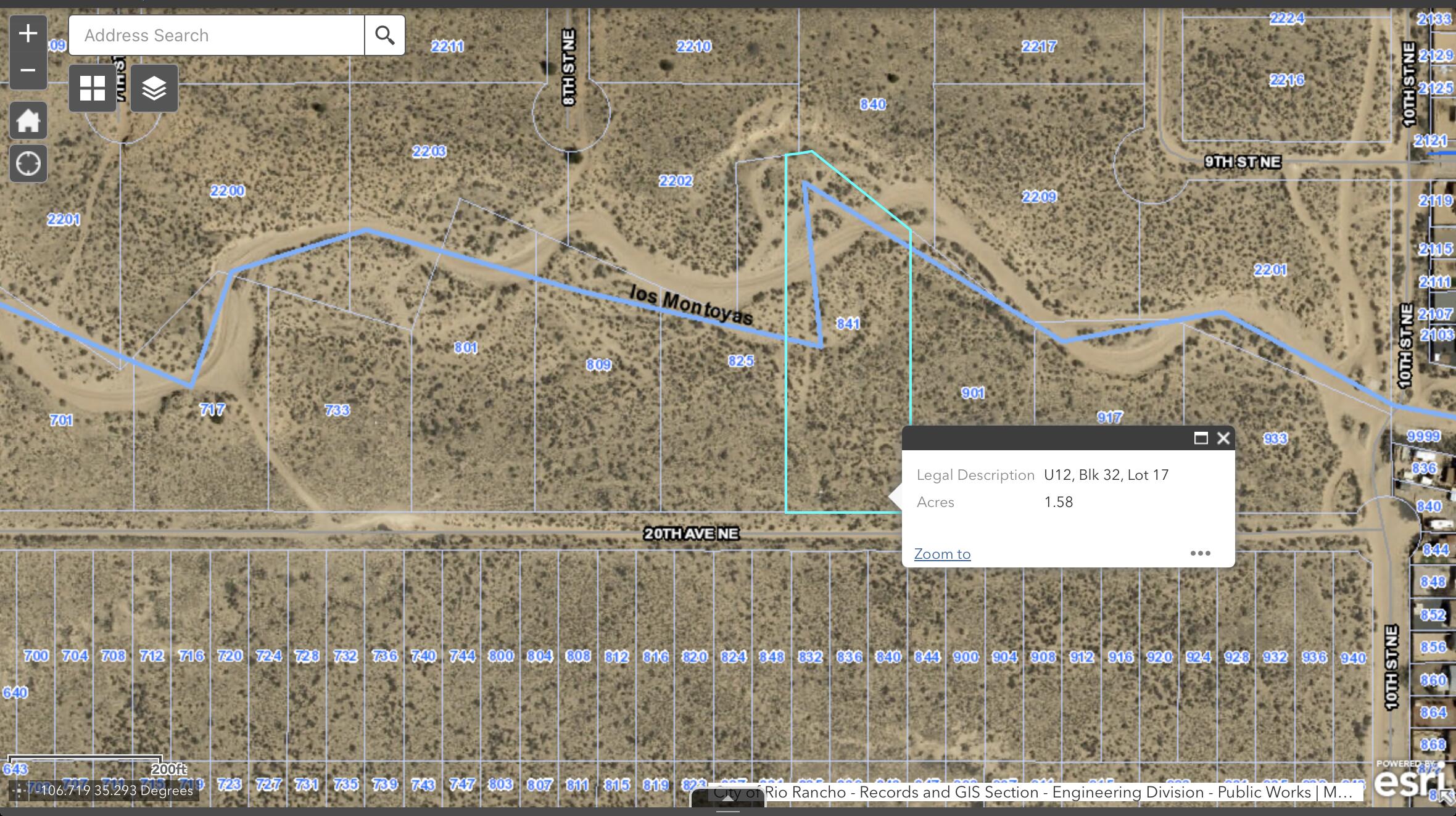 1st image of 841 20th Ave Ne, Rio Rancho, NM 87144 | MLS# 1109778