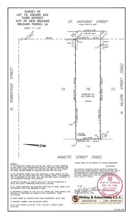 Photo 4 of Land for sale at 1426 St Anthony St, New Orleans, LA 70116 | MLS# 2574758 | Listing updated on 2026-09-02