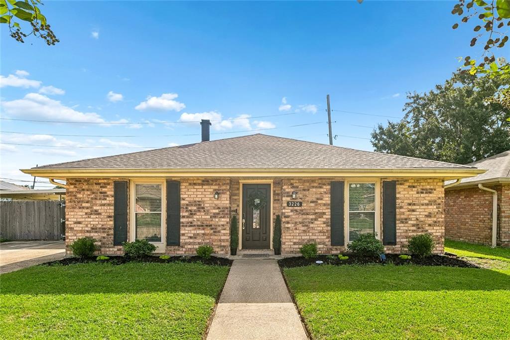 Photo 1 of Single family home for sale at 3226 E Lafourche Ct, Kenner, LA 70065 | MLS# 2576283 | Listing updated on 2026-09-10