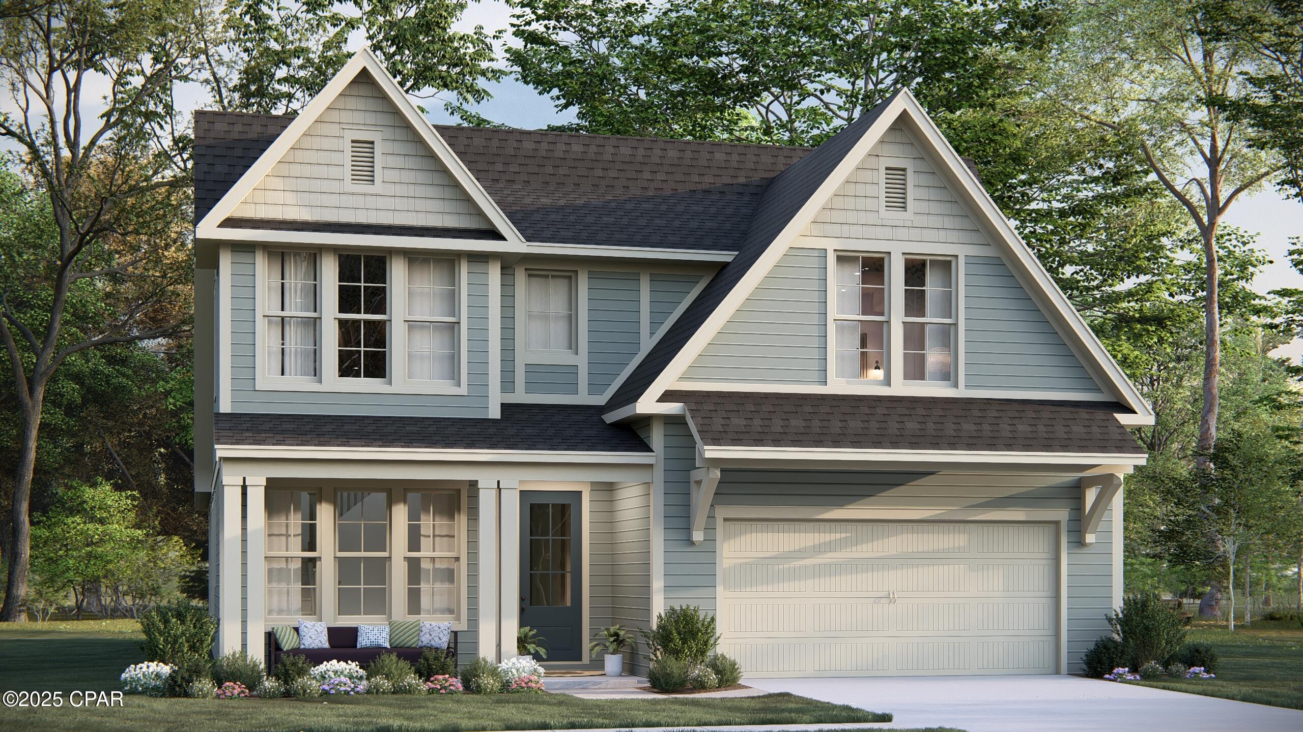 Breakfast Point East home at 677 Crystal Bayou Boulevard LOT 17 - AZALEA PLAN, Panama City Beach, FL 32407