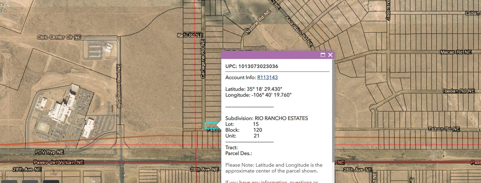 Photo 2 of Land for sale at 3012 Cartagena Rd Ne #25, Rio Rancho, NM 87144 | MLS# 1111145 | Listing updated on 2026-09-17
