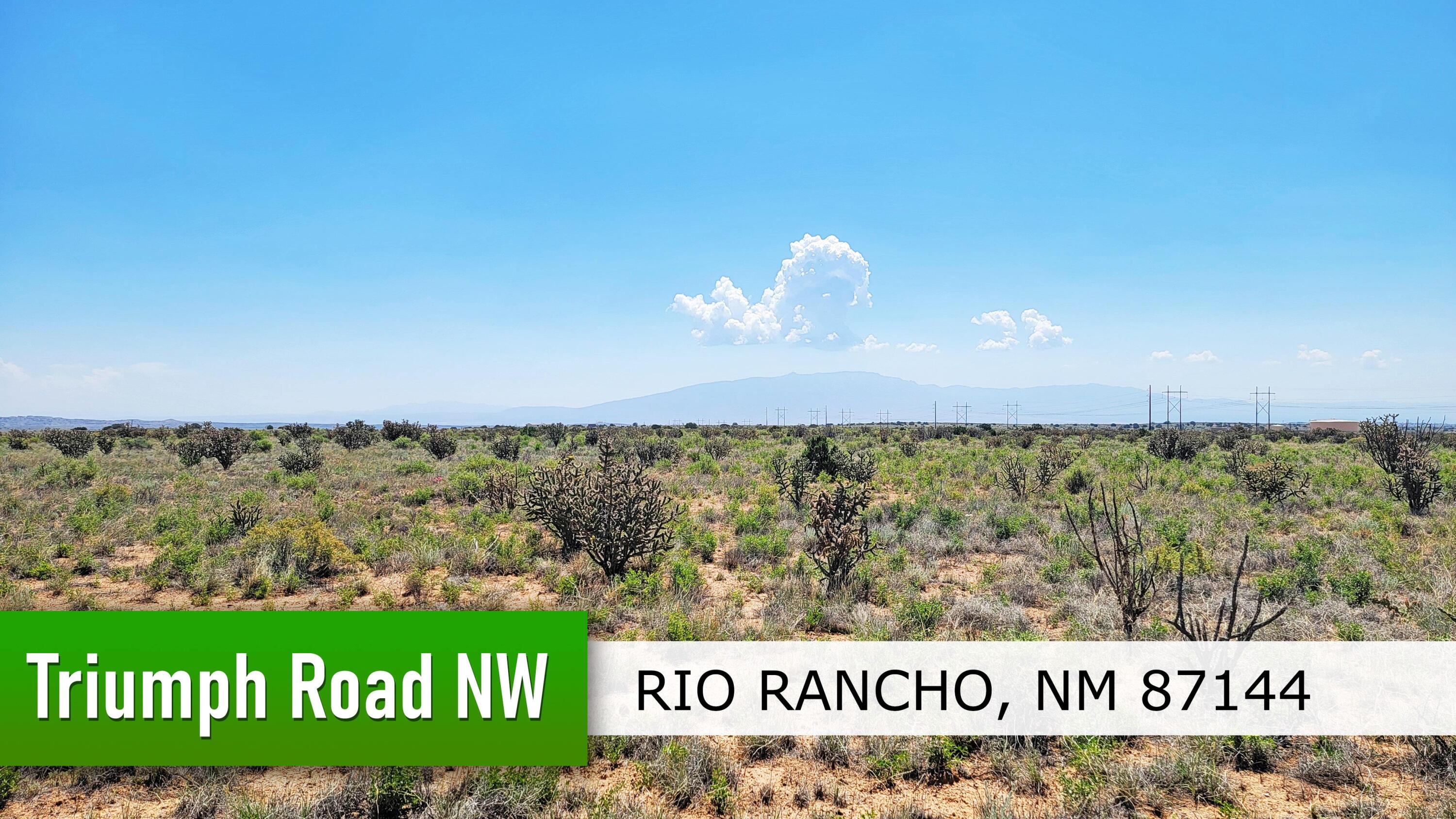 Land for sale at Triumph Rd NW, Rio Rancho, NM 87144 | MLS# 1111023
