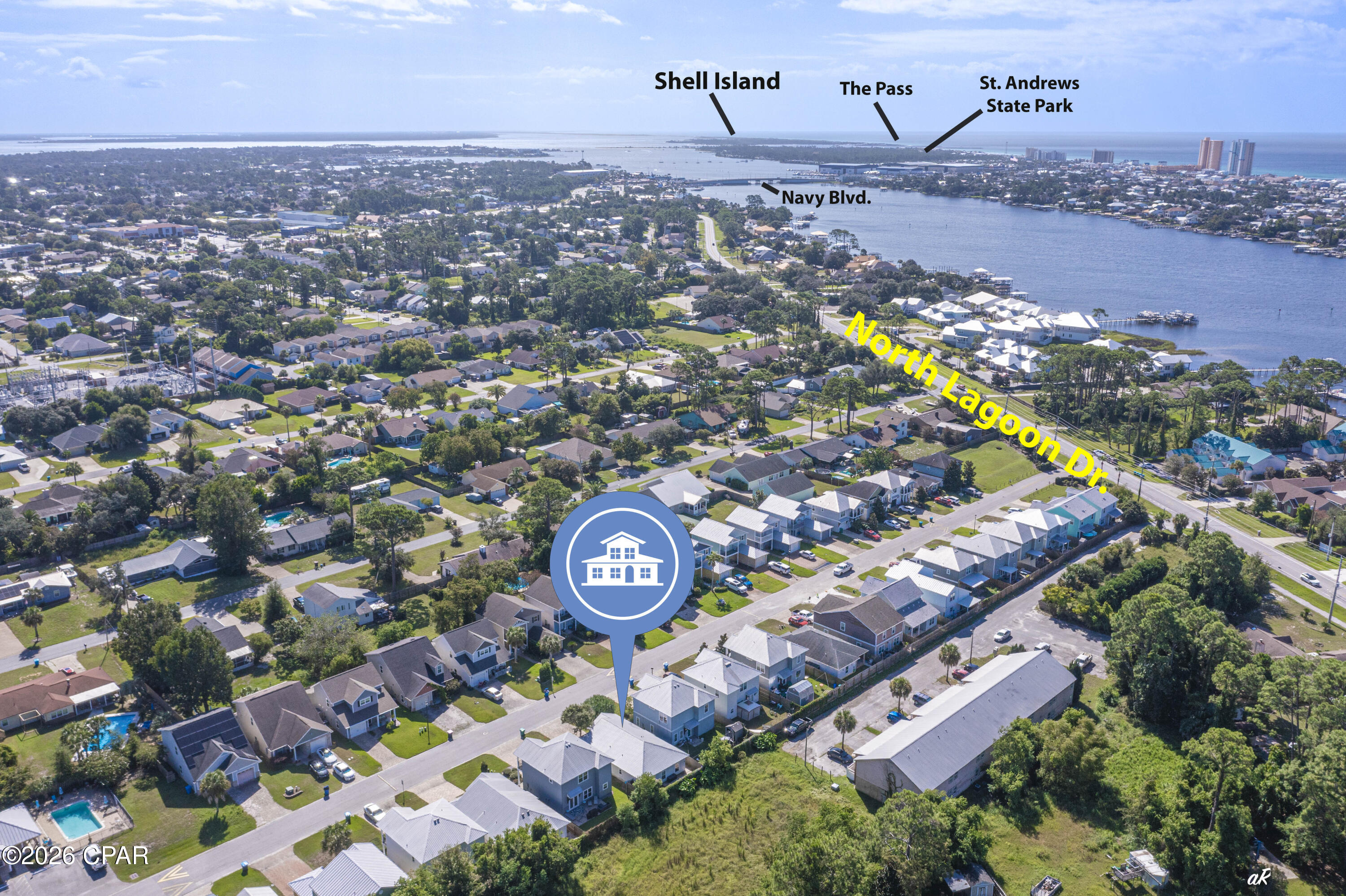 Photo 1 of Single family home for sale at 3716 Tiki Dr, Panama City, FL 32408 | MLS# 795573 | Listing updated on 2026-09-18