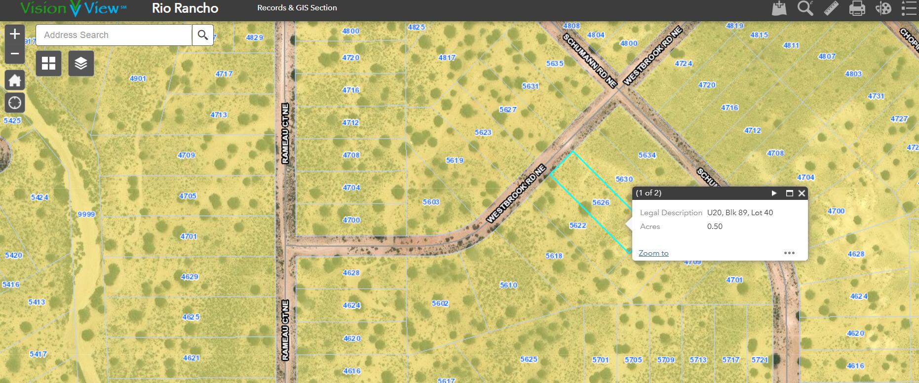 Photo 2 of Land for sale at 5626 Westbrook Rd Ne, Rio Rancho, NM 87144 | MLS# 1111956 | Listing updated on 2026-10-04