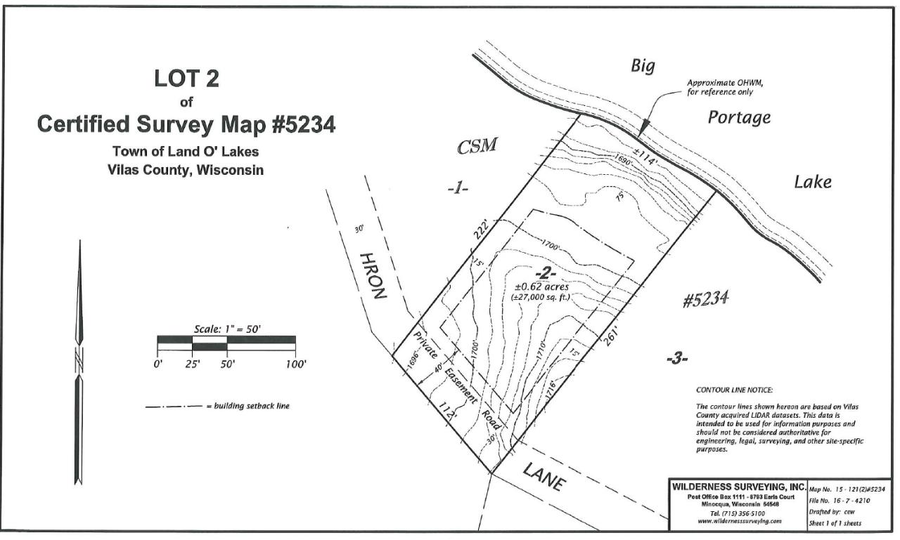 Big Portage Lake Property Lot 2 Hron Ln Photo 1