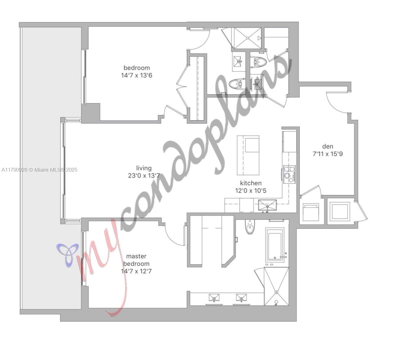 Large 2-bedroom+ Den, 2.5-bath condo in the heart of Brickell, boasting a spacious layout. With its western-facing views, you'll be treated to stunning sights of the bay tothe south, along with breathtaking sunsets and city views. It features floor-to-ceiling windows, elegant Italian cabinetry, Bosch appliances, and generous walk-in closets. Enjoyunparalleled access to shopping, dining, Miami Beach, Wynwood, and the Miami Airport. Experience luxury living in one of Miami's most vibrant neighborhoods