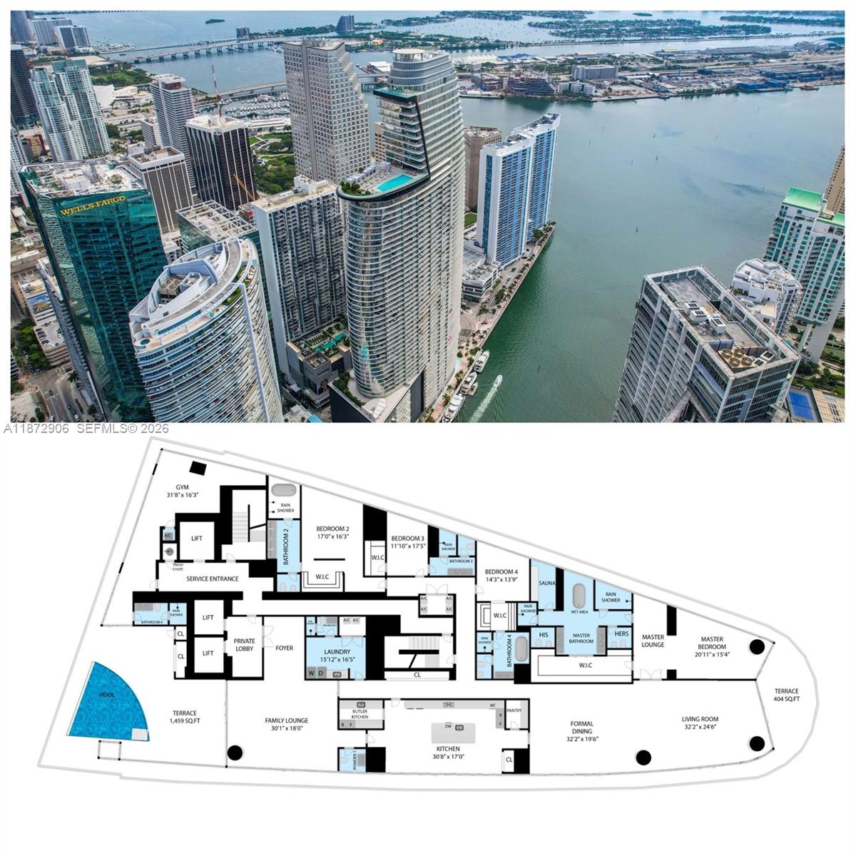 Homes for sale in Miami, FL | 300 Biscayne Blvd Way #PH6001, Miami, FL 33131 | MLS# A11872906