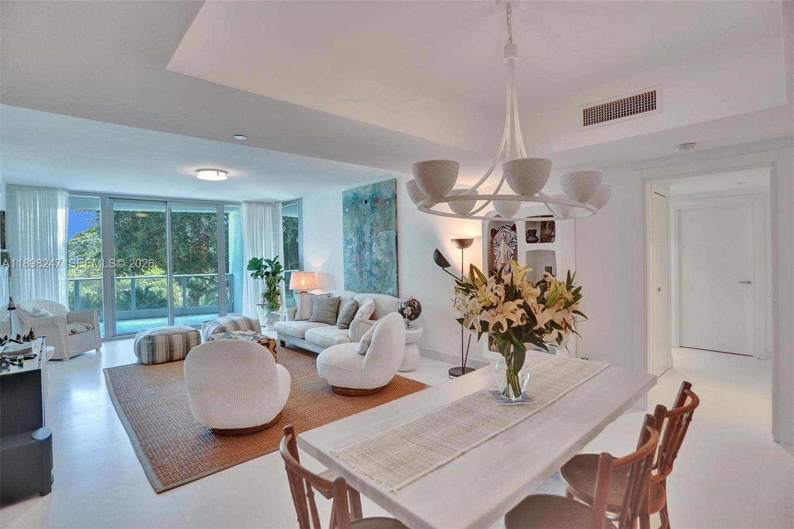 Welcome to Grovenor House — Coconut Grove’s premier luxury residence. This exceptional two-bedroom, two-and-a-half-bath home offers a seamless blend of comfort, elegance, and style. Thoughtfully designed interiors showcase refined sophistication, while expansive windows fill the space with natural light. Set within a resort-style building, residents enjoy a full suite of world-class amenities, including concierge services, a state-of-the-art fitness center, spa, and more. Ideally situated in the heart of vibrant Coconut Grove, Grovenor House places you just moments from upscale shopping, fine dining, charming cafés, and the lush waterfront parks the Grove is known for.Experience the ultimate in refined living — where timeless elegance meets modern luxury.