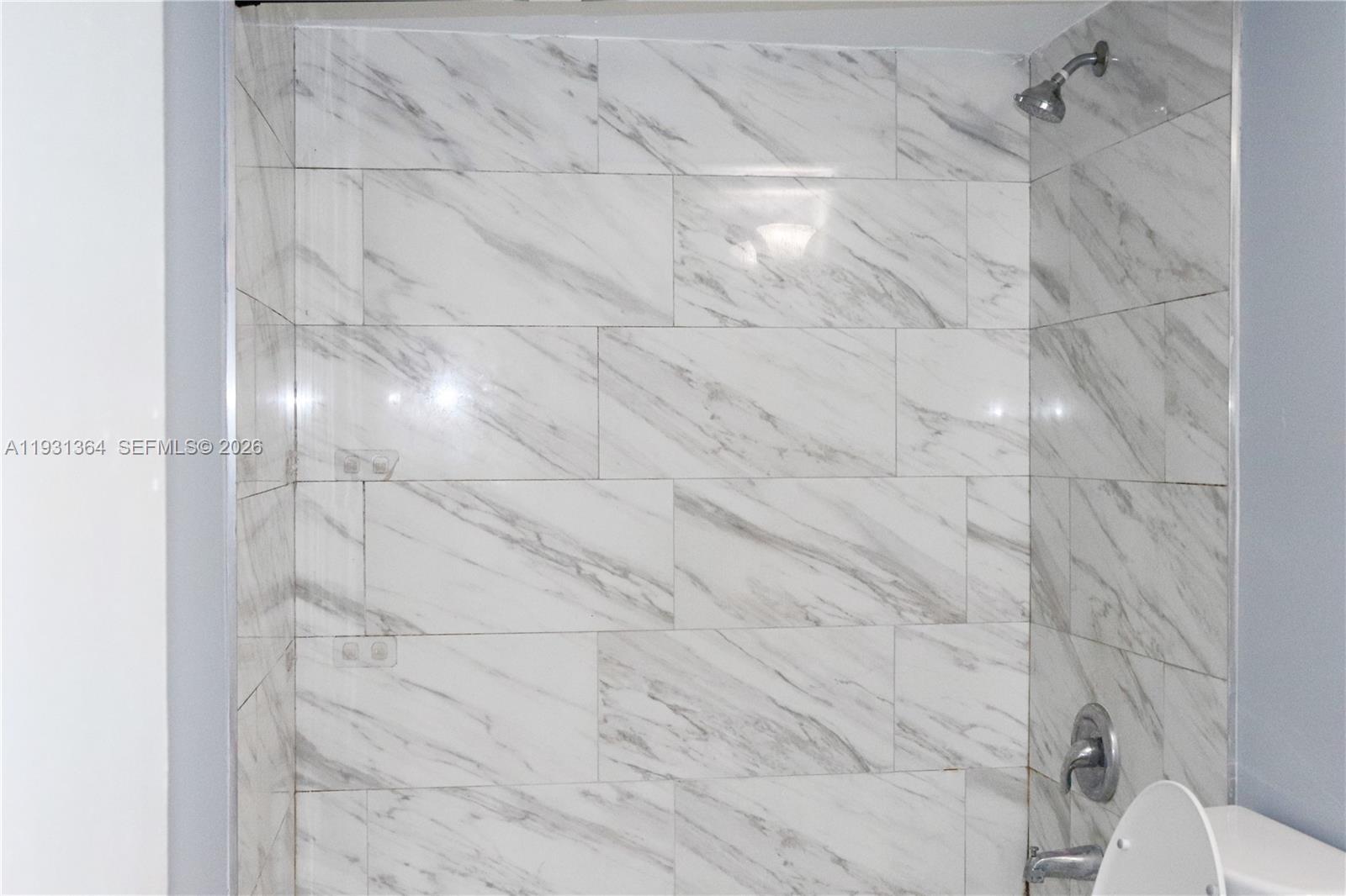 Designer master bathroom at 1080 Franklin Ave - Condo in Homestead