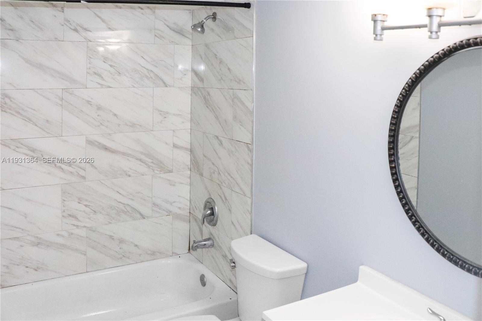 Modern kitchen with designer features at 1080 Franklin Ave - Condo in Homestead