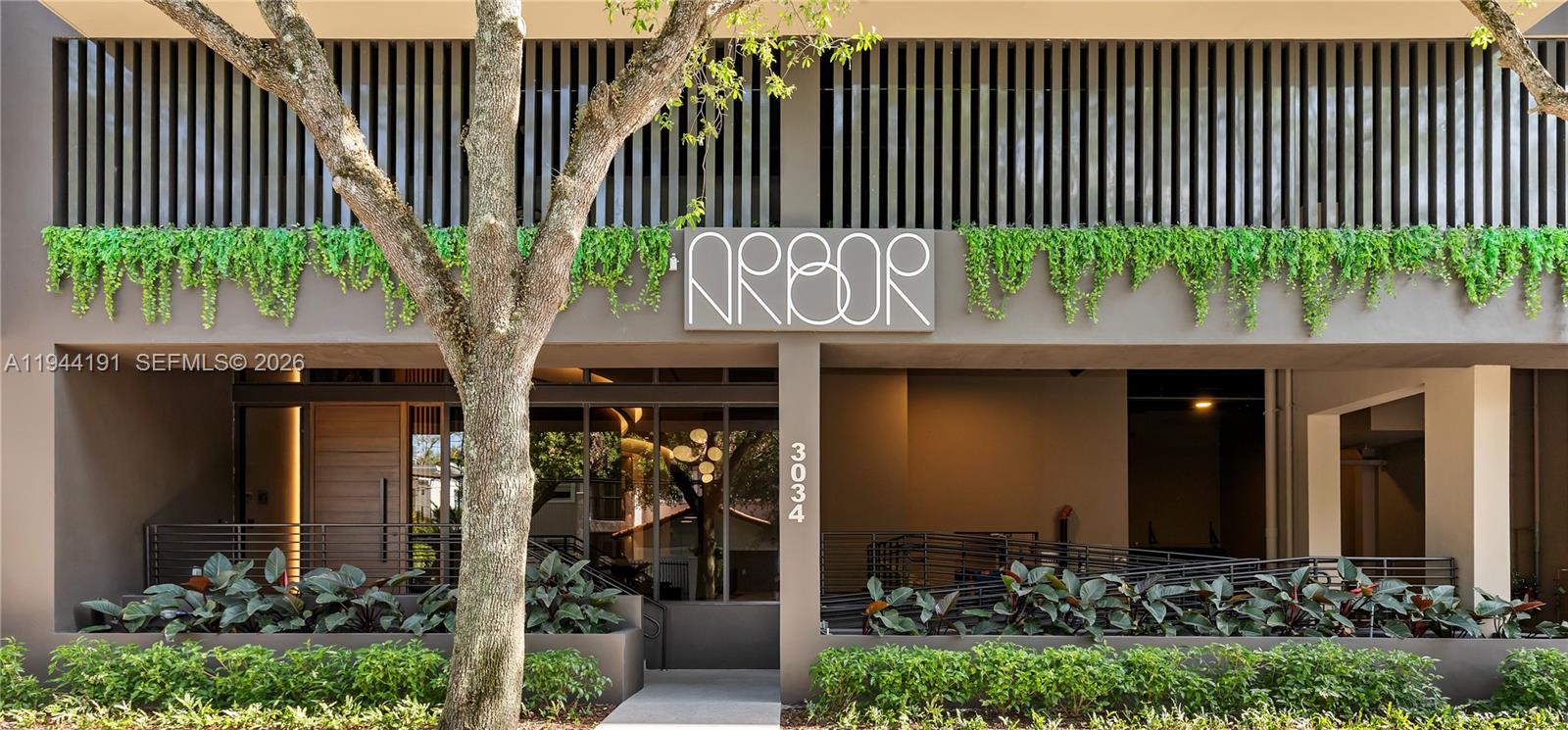 *Move in ready* Welcome to Arbor Coconut Grove, where the art of living is redefined. Nestled in the heart of the Village of Coconut Grove, our exclusive community offers more than just residences;it offers a lifestyle that harmonizes with nature.Arbor stands as a low-rise 5 story sanctuary with only 45 spacious residences, emphasizing low density to provide a sense of privacy & tranquility that complements this vibrant neighborhood. Every residence at Arbor comes with flooring, a minimum of 10' high ceilings & each comes with a den that adapts to your lifestyle, a home office, or a creative space that suits your unique needs.