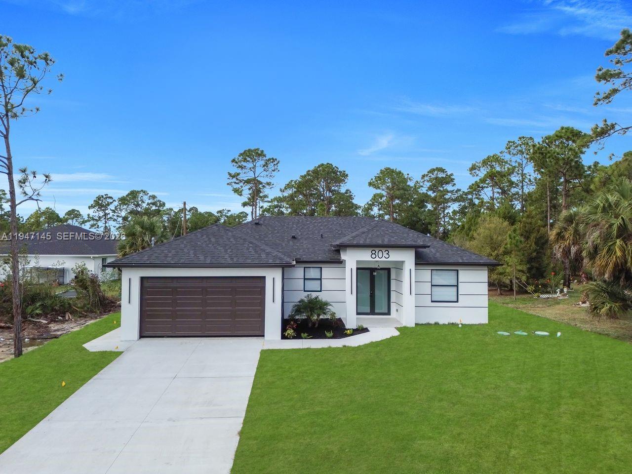 Designer master bathroom at 803 Desoto Ave - Home in Lehigh Acres