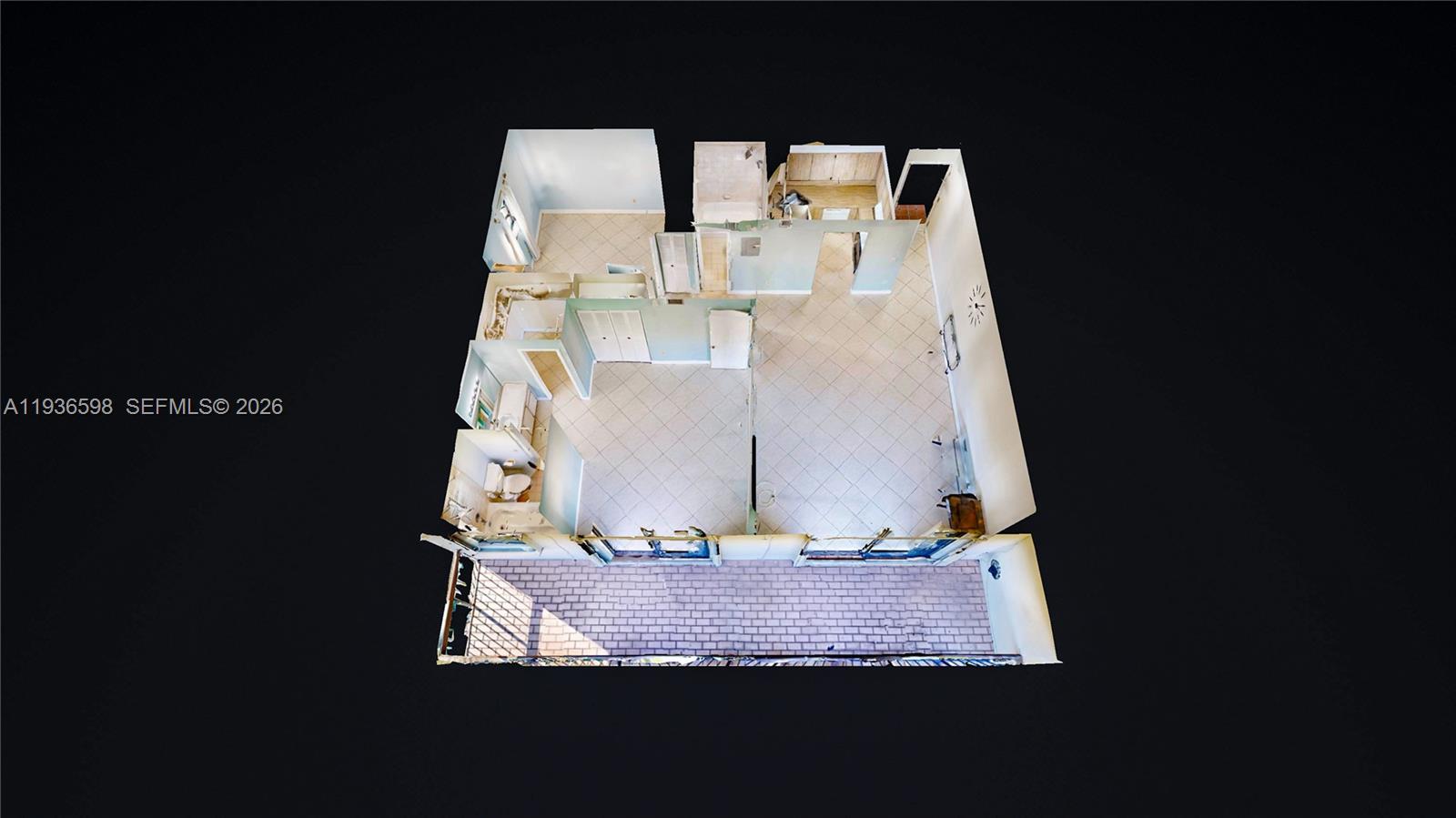 Designer master bathroom at 1300 122nd Ave - Condo in Miami