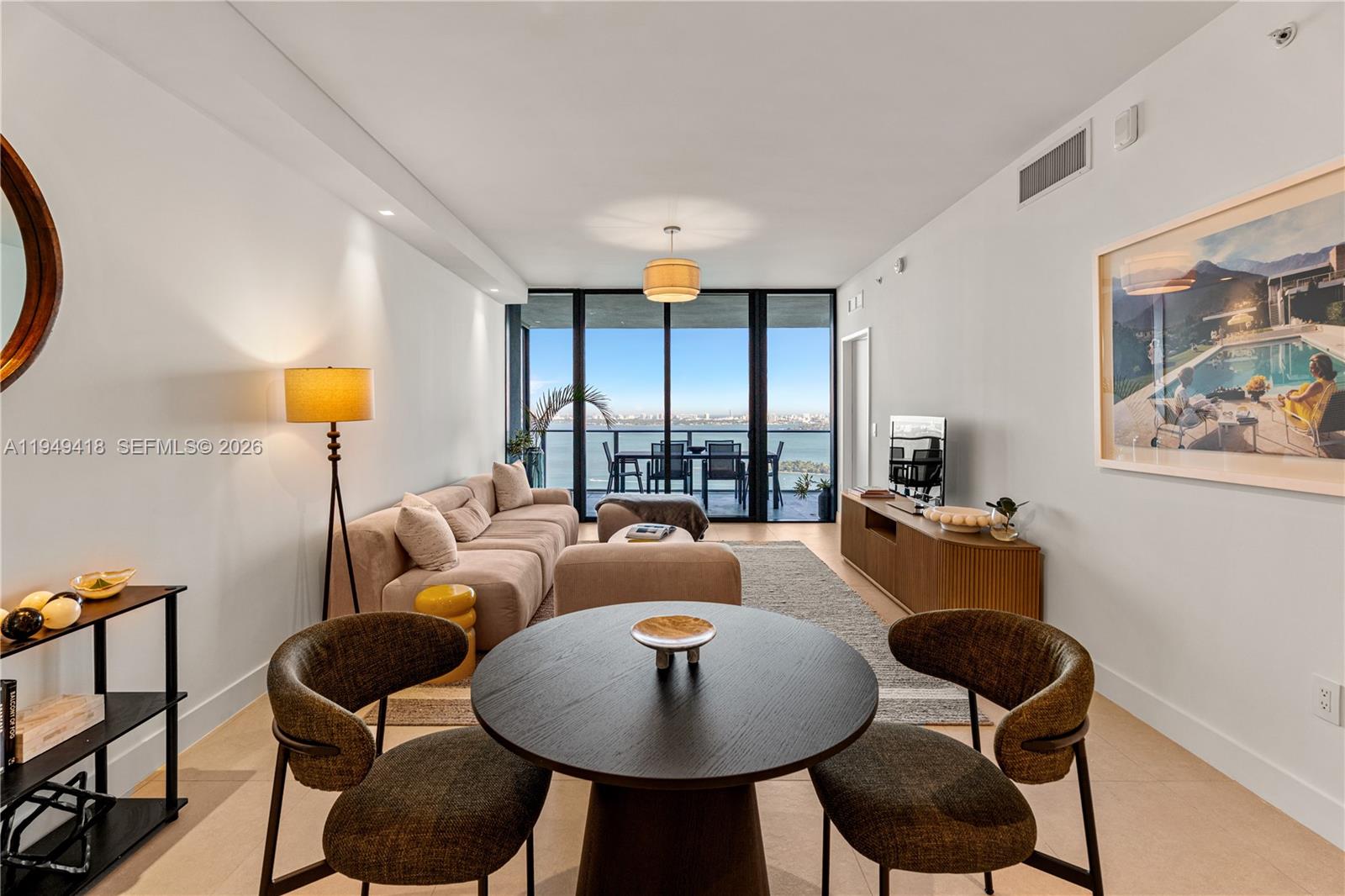 Welcome to the brand-new Aria Reserve, one of Miami’s tallest and most iconic luxury high-rises, offering unparalleled amenities and service. This stunning 2-bedroom plus den residence features 3 full bathrooms and is accessed via a private elevator foyer, opening to breathtaking water views of the Intracoastal, Miami Beach skyline, and the open ocean beyond.The home includes upgrades not found in comparable units, such as enhanced lighting throughout, fully built-out custom closets, and hardwood flooring in the bedrooms for added warmth and comfort. A rare offering, this residence also includes two assigned parking spaces.Aria Reserve’s resort-style amenities are second to none, featuring two private pools, a waterfront dock for kayaking, e-foiling, and paddleboarding, a state-of-the-art fitness center, spa with sauna, BBQ areas, clubhouse, children’s play area, and a padel court.Ideally located in the heart of Edgewater, you’re just minutes from top dining, shopping, fitness studios, grocery stores, and Miami’s best entertainment. Schedule your private showing and experience this exceptional residence for yourself.