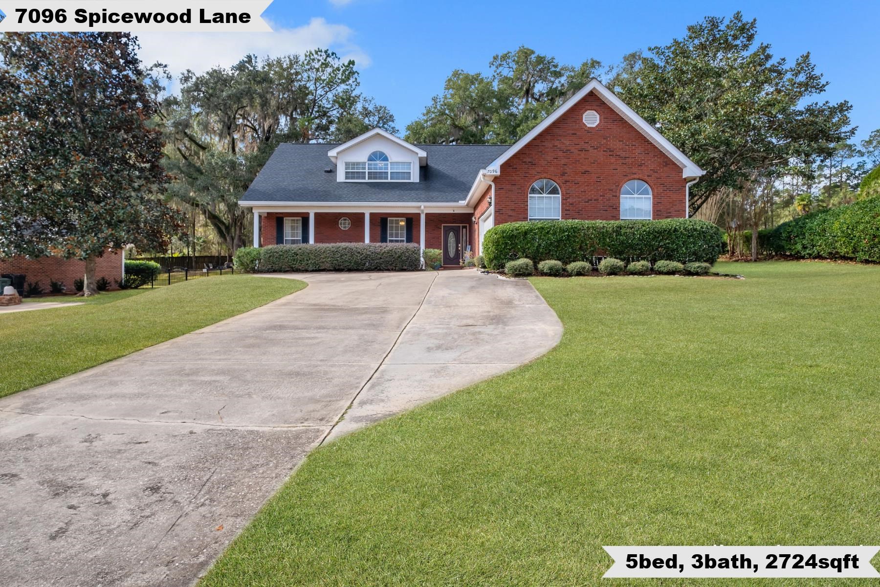 7096  Spicewood Lane , Tallahassee, FL, 