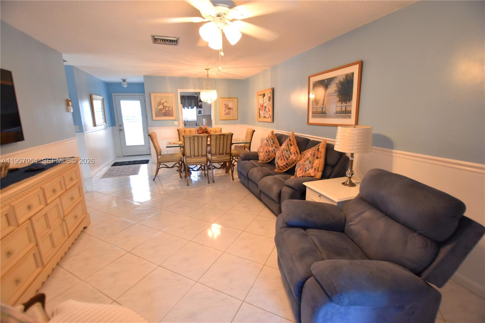 Modern kitchen with designer features at 2750 Emory Dr East - Condo in West Palm Beach