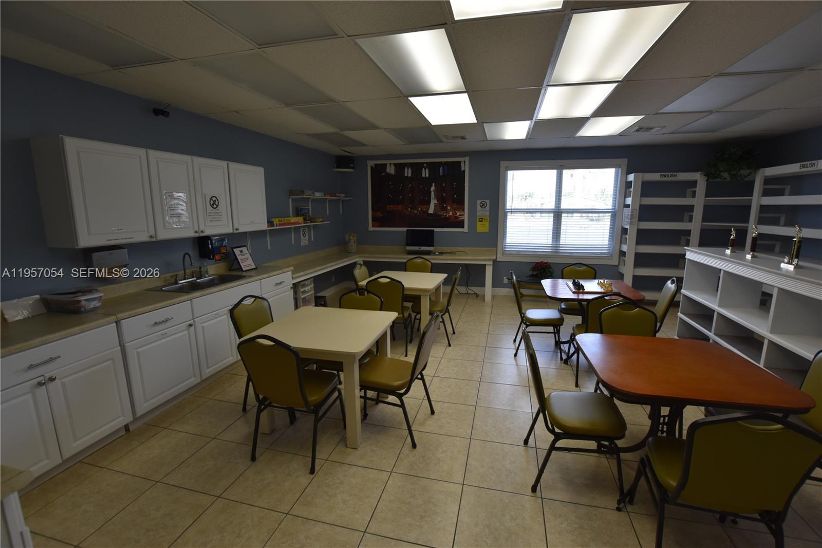 Modern kitchen with designer features at 2750 Emory Dr East - Condo in West Palm Beach