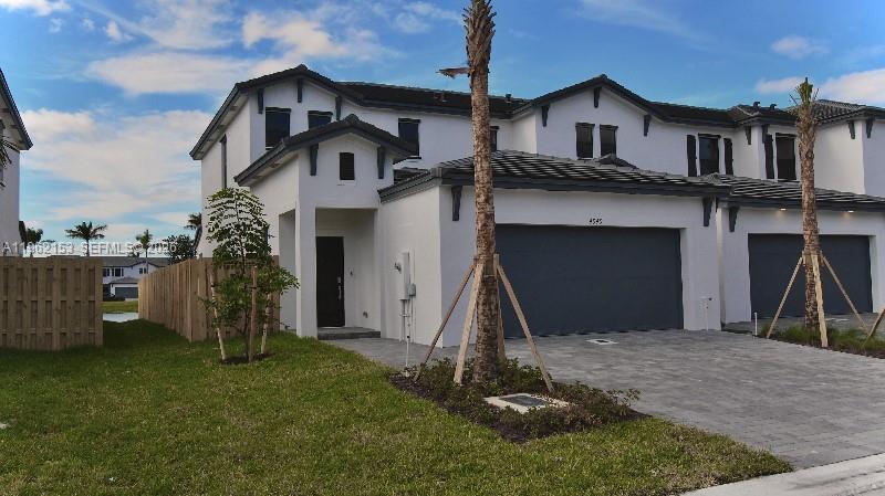 Modern kitchen with designer features at 4949 Peacock Way - Townhouse in Dania Beach