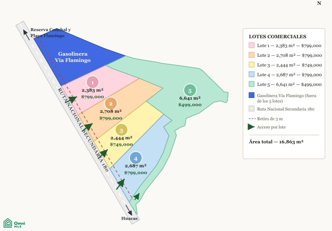 bed Land For Sale in Santa Cruz, Guanacaste - 1