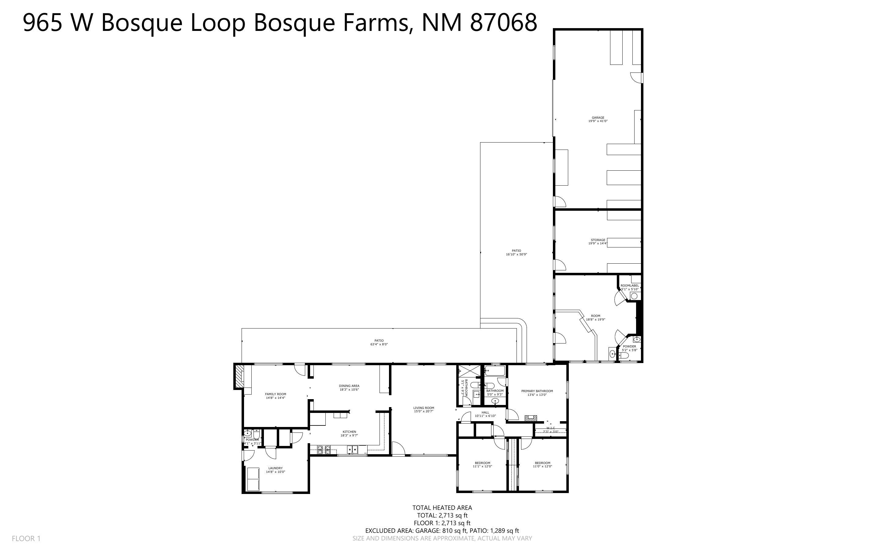 Homes for sale in Bosque Farms, NM | 965 W Bosque Loop, Bosque Farms, NM 87068 | MLS# 1098362