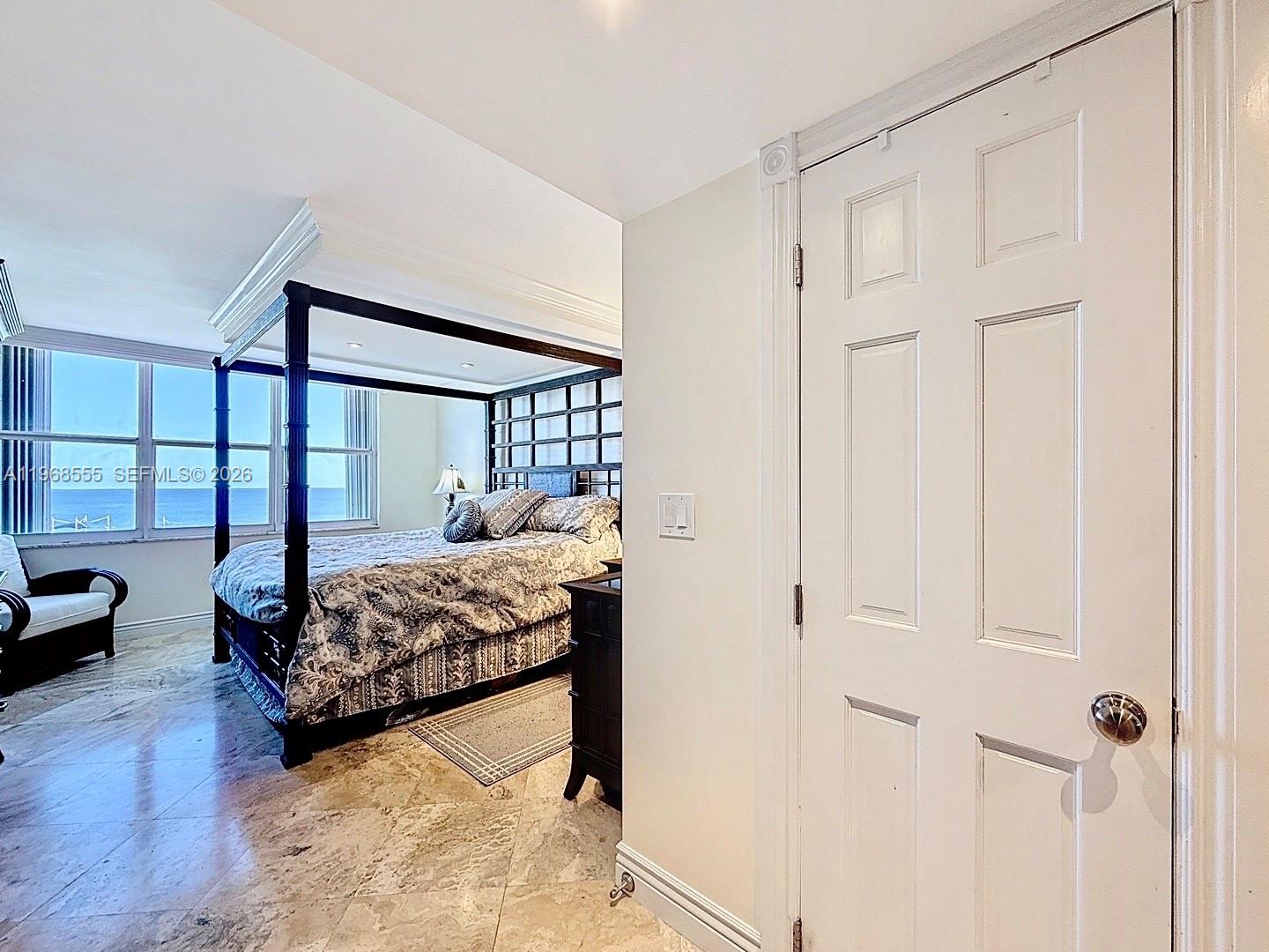 Modern kitchen with designer features at 328 Ocean Blvd - Condo in Pompano Beach