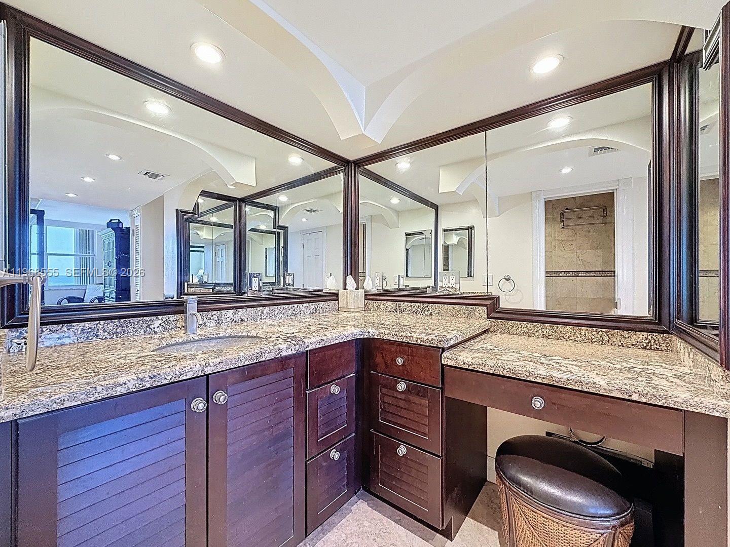 Well-appointed guest bedroom at 328 Ocean Blvd - Condo in Pompano Beach