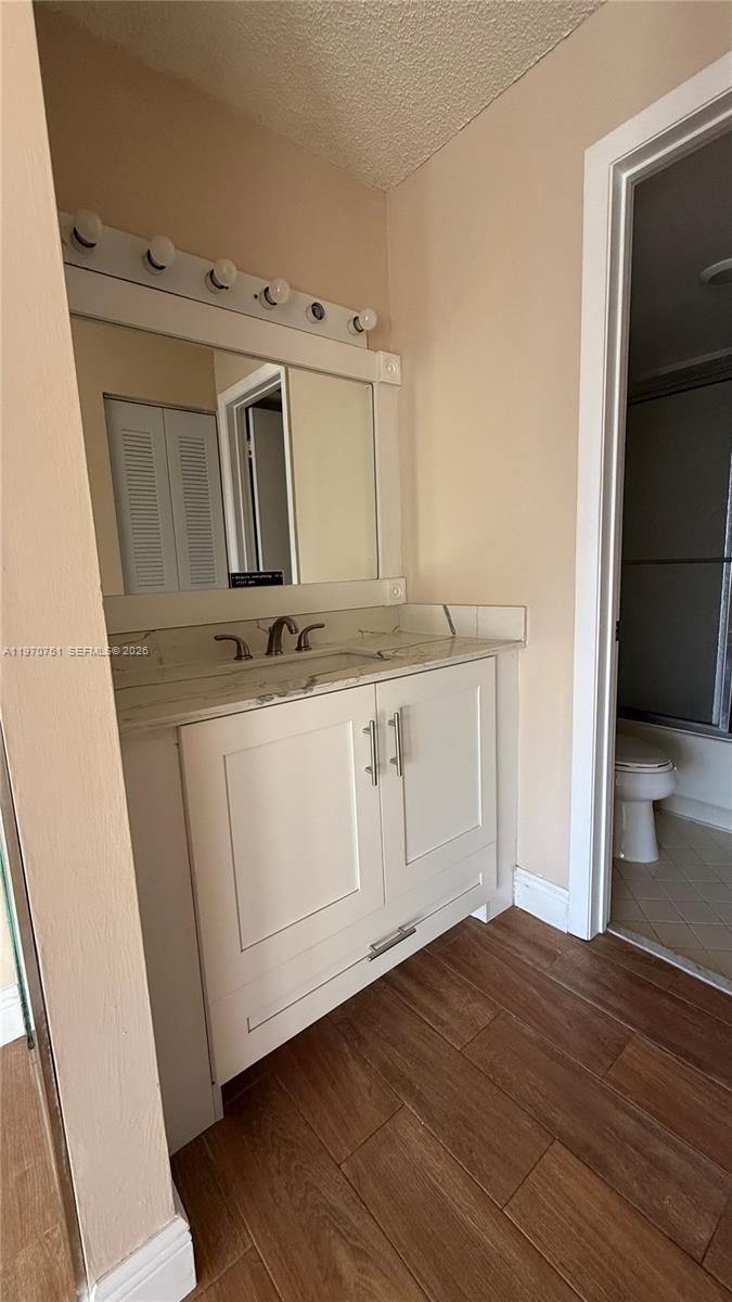 Designer master bathroom at 201 Lake Pointe Dr - Condo in Oakland Park