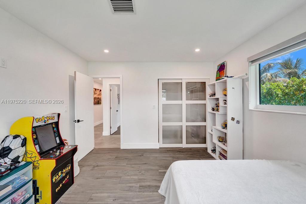 Modern kitchen with designer features at 4660 37th Ave - Home in Dania Beach