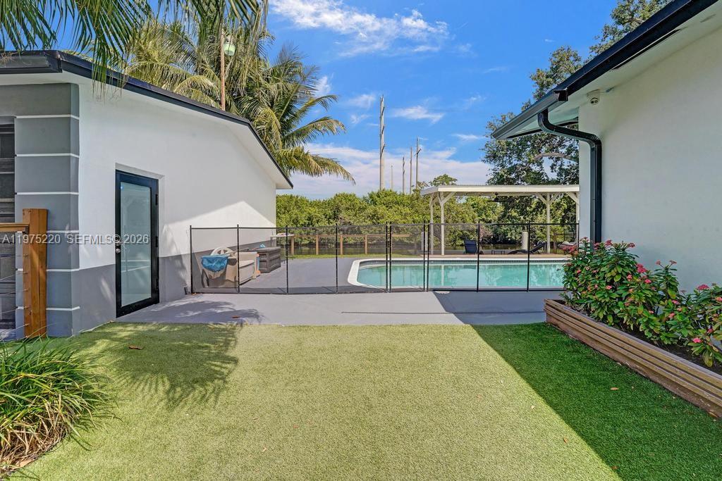 Waterfront views and dock access at 4660 37th Ave - Home in Dania Beach