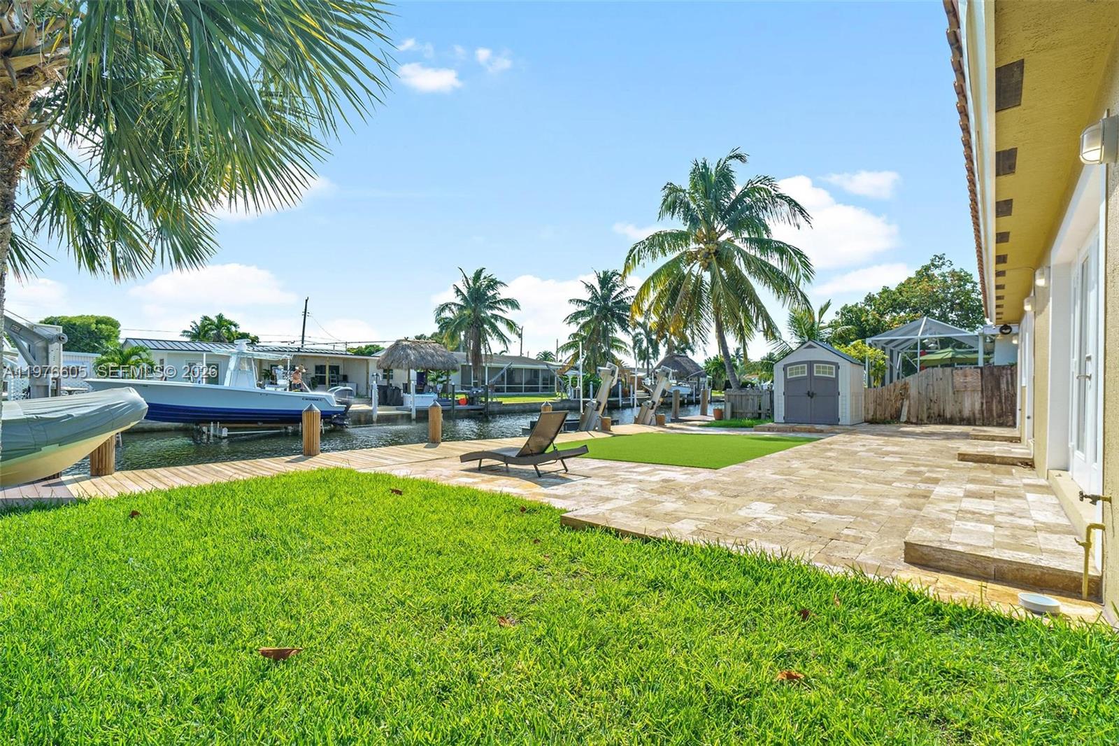 Spacious living room with panoramic views at 947 Nautilus Isle - Home in Dania Beach