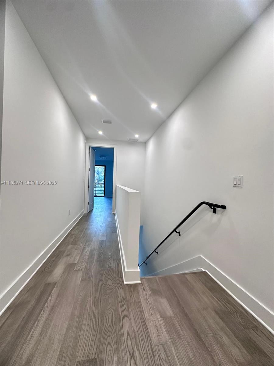 Designer master bathroom at 5481 Oak Way - Townhouse in Dania Beach