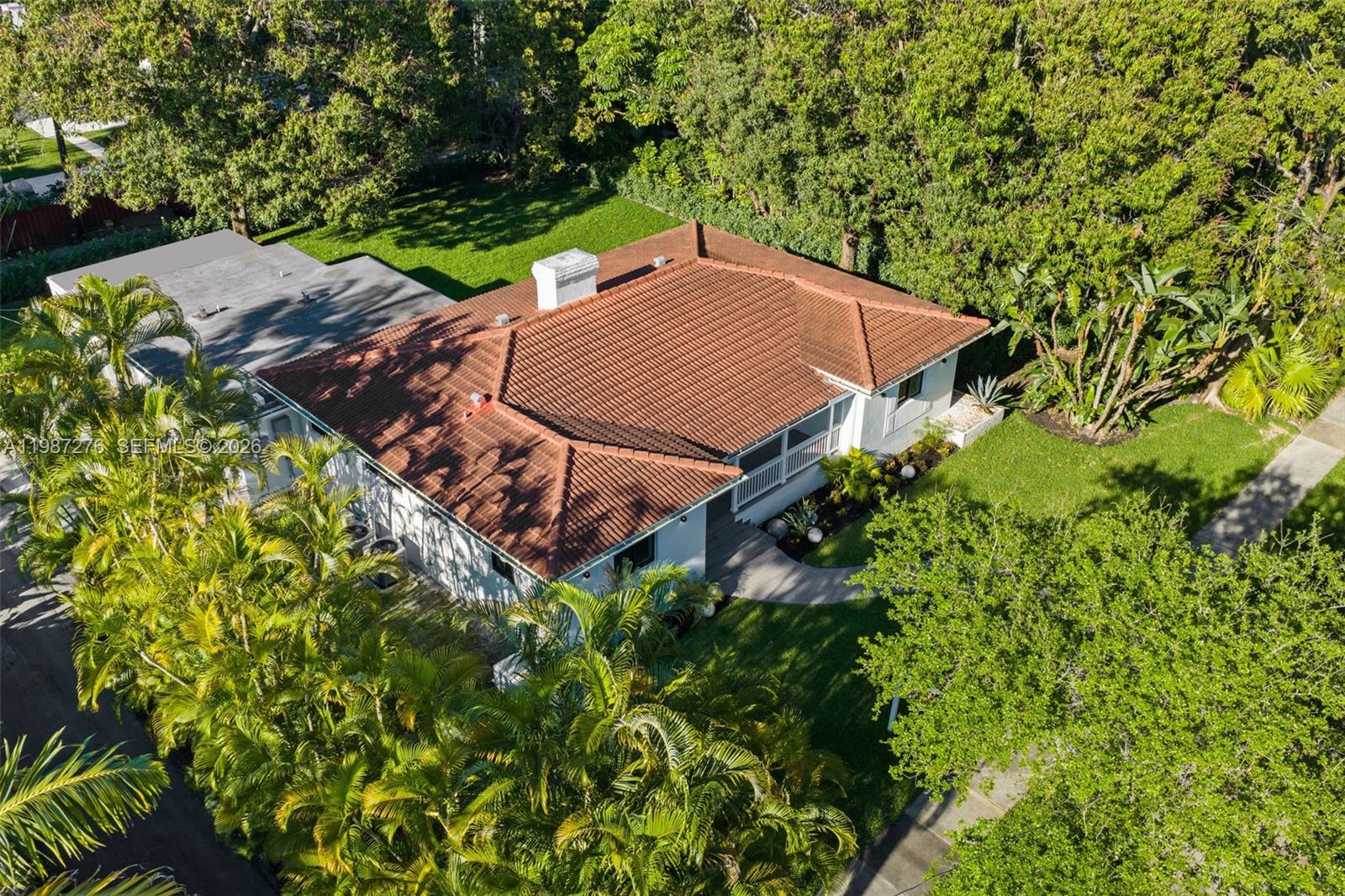 Open-concept living area at 235 91st St - Home in Miami Shores