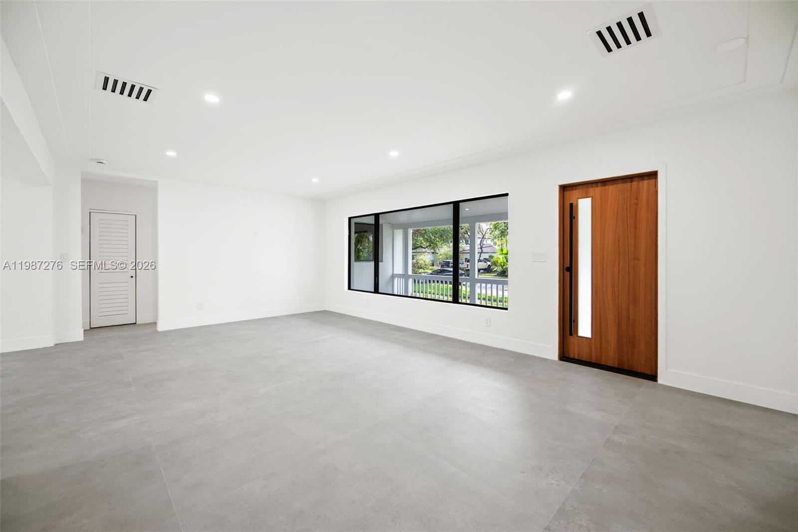 Modern kitchen with designer features at 235 91st St - Home in Miami Shores