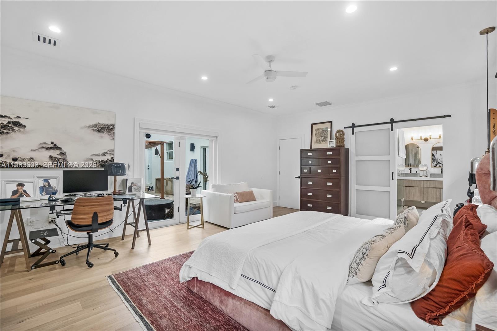 Open-concept living area at 1022 91st Ter - Home in Miami Shores