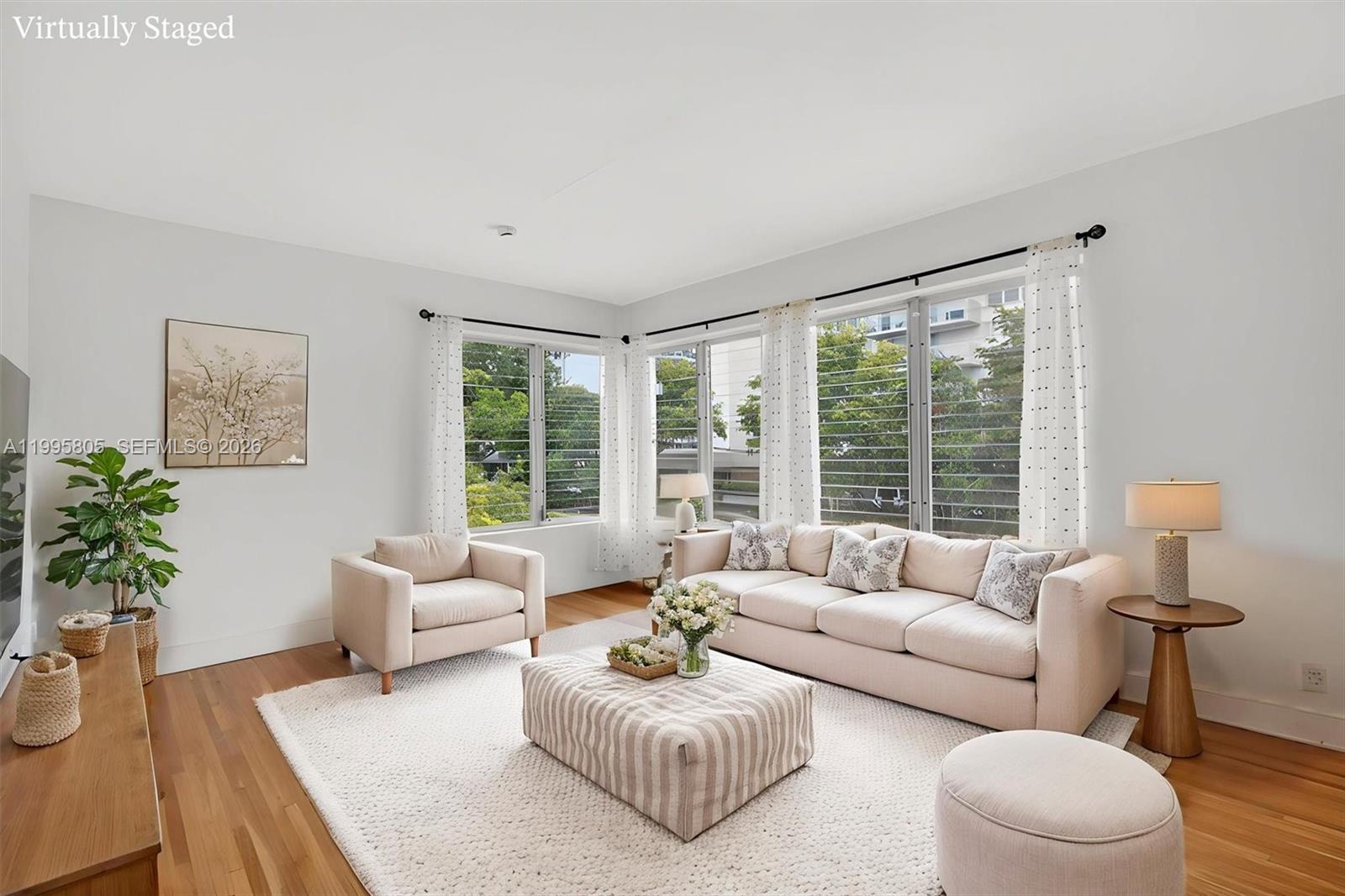 Modern kitchen with designer features at 10081 Bay Harbor Dr - Condo in Bay Harbor Islands