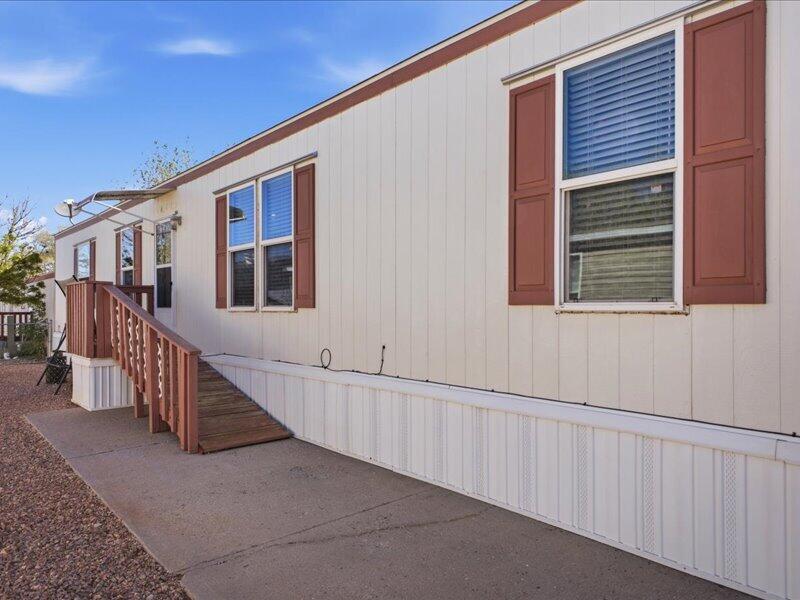 Photo 1 of Manufactured home for sale at 7401 San Pedro Dr Ne #TRLR 166, Albuquerque, NM 87109 | MLS# 1101270 | Listing updated on 2026-10-11
