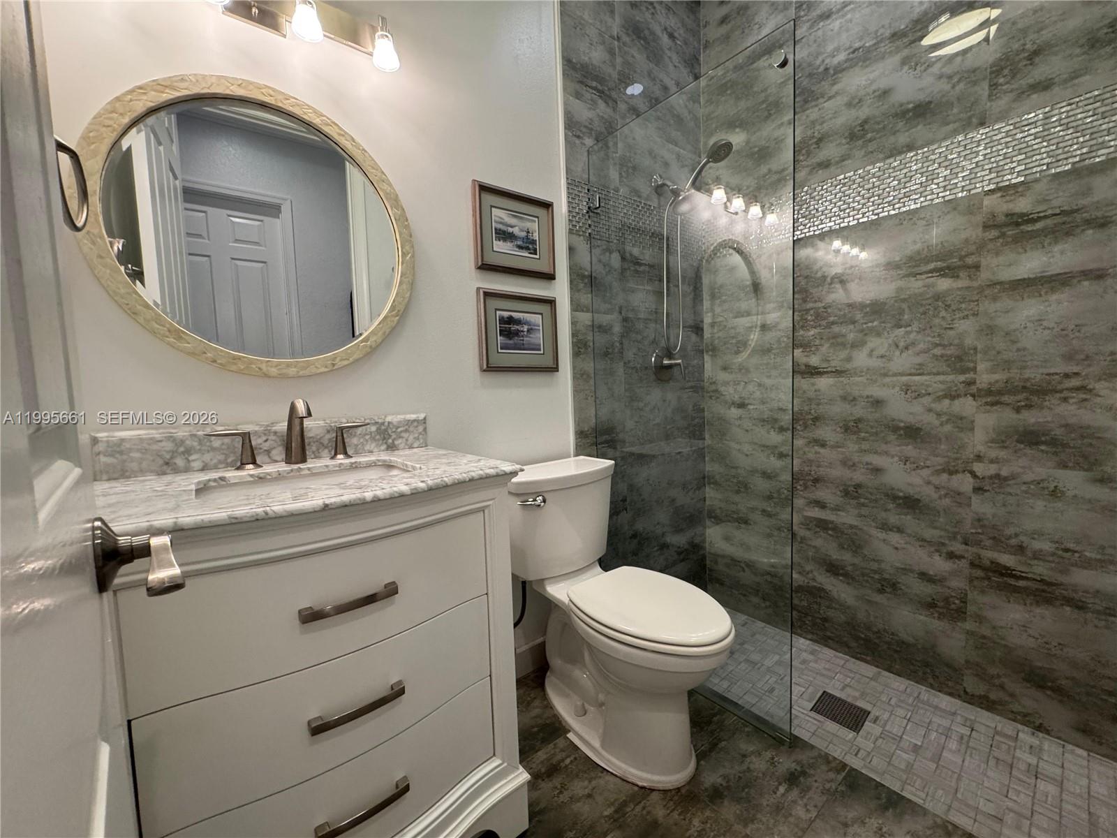 Modern kitchen with designer features at 3041 44th St - Home in Dania Beach