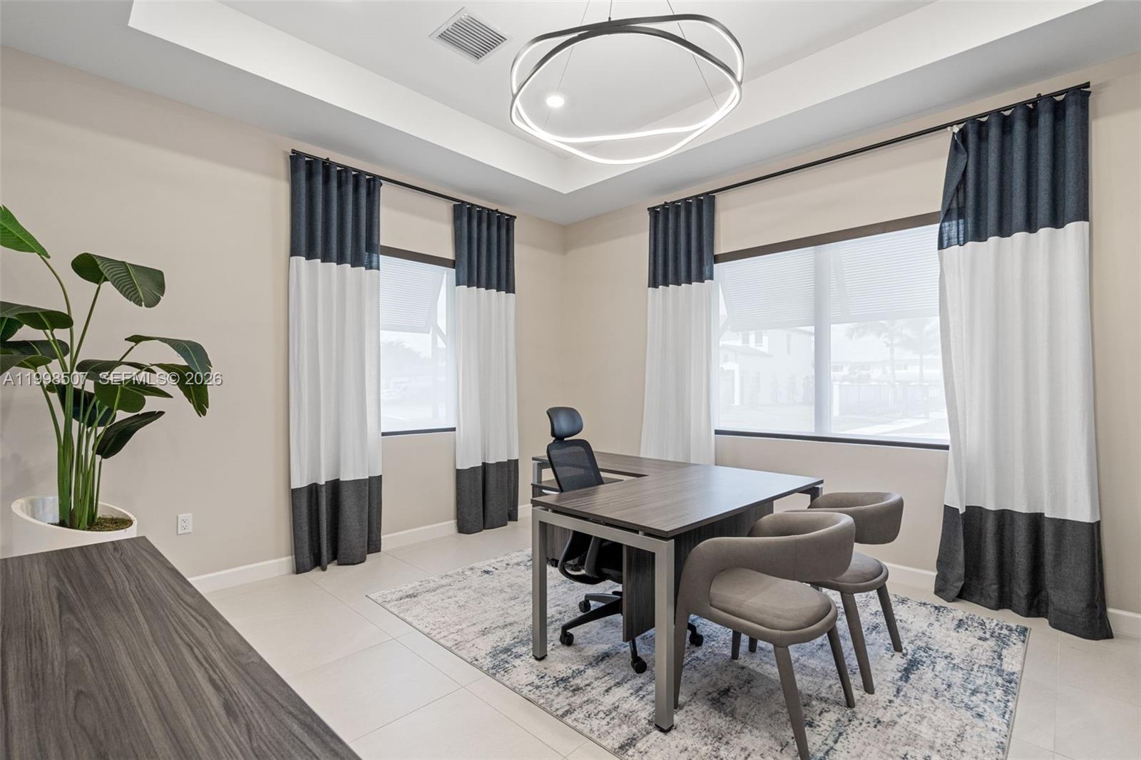 Open-concept living area at 4917 Oakmont Dr - Townhouse in Dania Beach