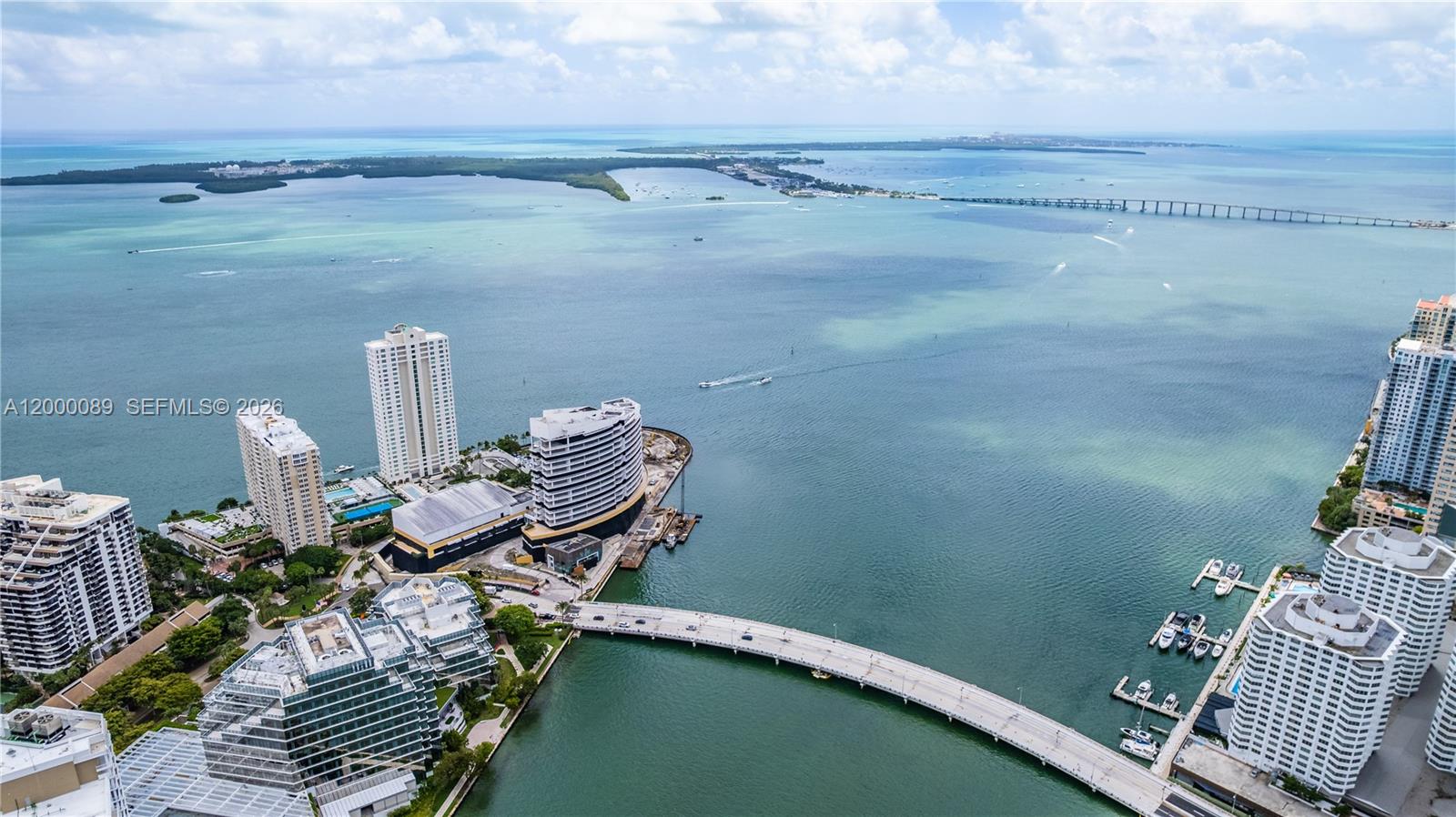 Stunning 2-story waterfront penthouse on the 57th floor of Icon Brickell, located in the heart of Brickell with breathtaking views of Biscayne Bay and the Miami skyline. Offering 2,172 SF of living space on two floors, plus a huge terrace, this residence features expansive open-concept interiors, floor-to-ceiling windows, custom doors, upgraded tile, and convenient remote-controlled shades throughout, all filled with abundant natural light.In addition, enjoy an extra approx. 800 SF completely private & exclusive to this penhouse, open-air terrace, perfect for professional entertainment, significant private events, and large sunset gatherings. Deeded 2 exclusive parking spaces on 5th& 7th floor.This Penthouse offers 3 beds, 3 baths, office spread over 2 floors, highlighted by a spacious primary suite with access to an enormous balcony, a soaking bathtub, stand up shower and his and her walk-in closets. Chef’s kitchen equipped with WOLF appliances. EXTRA: $80,000+ of designer furniture, all included, creating a true turnkey luxury experience. Enjoy a world-class design by Phillip Starck & Architectonica, extravagant amenities including full-service 300 FT pool, Gym, free 300+ instructor led classes/month, indoor spa, steam, sauna, and a 24-hour concierge, security, and on-site restaurant fine dining. Prime location with high walkable score near Brickell’s finest dining, shopping, and entertainment. Structural Integrity work is near completion on this side/building.