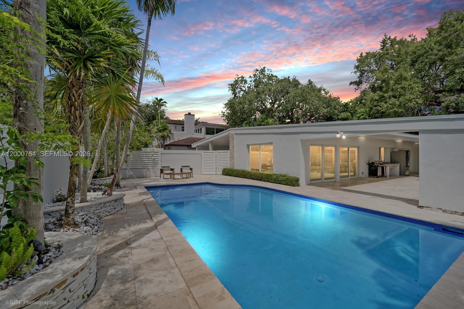 PRICED TO RENT 4B/3.5B HOUSE IN ONE OF THE BEST PARTS OF NORTH COCONUT GROVE! GREAT OPEN FLOOR PLAN, COMPLETELY AND TASTEFULLY REMODELED BY OWNERS WHO HAD JUST MOVED TO THE HOUSE. HIGH IMPACT WINDOWS AND DOORS, PRIVATE PATIO WITH POOL, AMAZING OUTDOOR AREA. VERY CLEAN, BEAUTIFUL, BRIGHT (ABUNDANT NATURAL LIGHT). KITCHEN HAS ALL STAINLESS STEEL APPLIANCES. 2COVERED PARKING SPOTS IN THE ATTACHED CARPORT. HEATED AND SALT POOL. ASKING PRICE IS FOR ANNUAL LEASE. THIS RESIDENCE IS IDEAL FOR ENTERTAINING. THE COMMUNITY HAS SECURITY PATROL AND IS CENTRALLY LOCATED. EASY TO SHOW - TEXT LISTING AGENT
