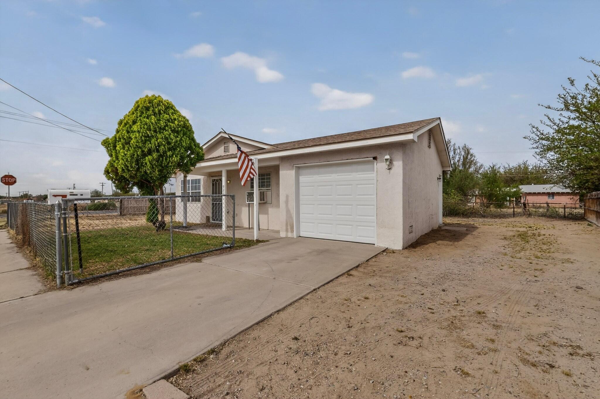 Welcome Home. Charming 3 bedroom 1.5  bath home on a corner lot in a cul-de-sac! Well cared for pride of ownership throughout. Enjoy convenient backyard access and plenty of outdoor space. Priced to sell! This won't last long! Take advantage of financing options New Grant available in Valencia County offering first time buyers $30,000!! Also USDA financing available. Don't miss out on this opportunity.