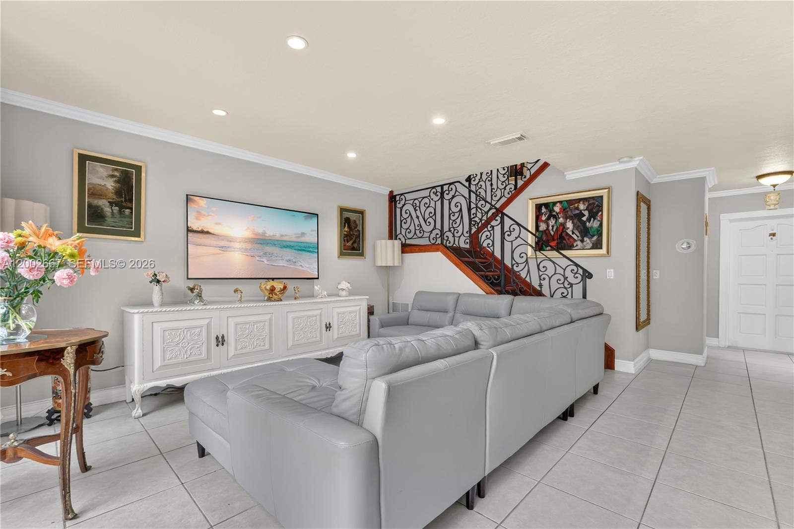 Designer master bathroom at 3505 Torremolinos Ave - Townhouse in Doral