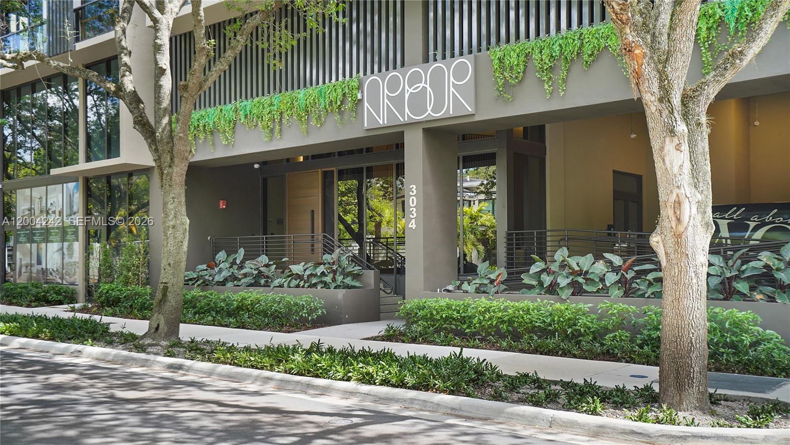 Welcome to Townhouse 2 at Arbor Coconut Grove, a truly special residence offering the privacy and feel of a single-family home with the full convenience of luxury condo living, all in the heart of Coconut Grove.Brand new townhouse at Arbor Coconut Grove | Double-Height Ceilings, Storage & 2 Parking SpacesThis exceptionally bright and airy unit features double-height ceilings in the living room, creating an impressive sense of volume and natural light throughout the space. The home offers 2 bedrooms, 2 bathrooms, plus a spacious den ideal for a home office, TV room, or additional lounge area.Seamlessly blending indoor and outdoor living, the townhouse boasts a generous private outdoor area surrounded by lush landscaping, perfect for relaxing or entertaining.A rare highlight of this residence is the private storage unit, available to only a limited number of owners in the building, along with two assigned parking spaces, a true premium in the Grove.Arbor offers a boutique lifestyle with resort-style amenities, including a fully equipped gym, co-working spaces, front desk services, rooftop deck, pool, and event room.Enjoy the best of both worlds: a private townhouse lifestyle within a full-service building, just steps from Coconut Grove’s top restaurants, parks, marinas, and vibrant village atmosphere.A unique and rarely available opportunity in one of Miami’s most desirable neighborhoods.