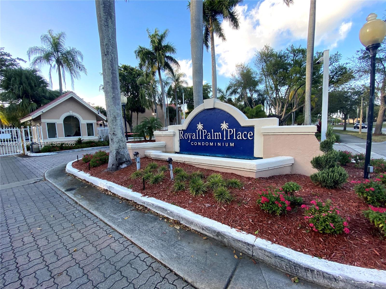 Welcome home to this lovely move-in-ready condo featuring two bedrooms and two bathrooms in a desirable split floor plan. Located on the second floor of the Royal Palm community in The Hammocks, this bright home is tiled throughout and offers a spacious open-concept kitchen. You will find plenty of room for everything with a large pantry, ample closets, and an extra storage room located right on the balcony. For your convenience, the washer and dryer are located inside the unit. 2021 A/C and New Tankless Water Heater. Enjoy peaceful views of the garden and tennis courts from your family room window. This 24/7 guard-gated community feels like a resort with its clubhouse, gym, two pools, tennis and racquetball courts, and scenic paths around the Hammocks Community Lake. Perfectly situated near excellent schools, shopping centers, and dining, this home also includes one assigned parking spot and available guest parking. Great for First Time Homebuyers and Investors with NO waiting period to lease and 6-month minimum Lease Terms.