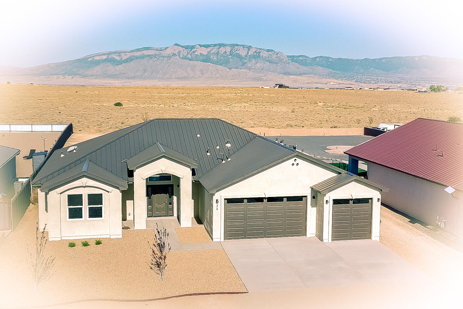 New Custom Home by Holt Construction w/ a open floor plan & Panoramic Mountain Views! No HOA & No PID. Kitchen features a breakfast bar, granite counters tops w/recessed sink, HUGE walk-in pantry, SS appliances, pendant lights & Quality White cabinetry w/crown molding, soft close hinges & drawers. Owners suite offers room for a sitting area, large Walk-in closet, dbl sinks, relaxing garden tub & separate custom tile shower. Luxury Vinyl Plank flooring through out, NO carpet. Arched passages, 10' ceiling in great room, 9' bedrooms. Tankless water heater, high-eff furnace, Refrigerated AC. Oversized, insulated, finished garage & 8' tall garage doors.. Large covered rear patio facing the Mtns for outdoor entertaining . Bk yd access. Generous 1/2 acre lot. City water & natural gas.