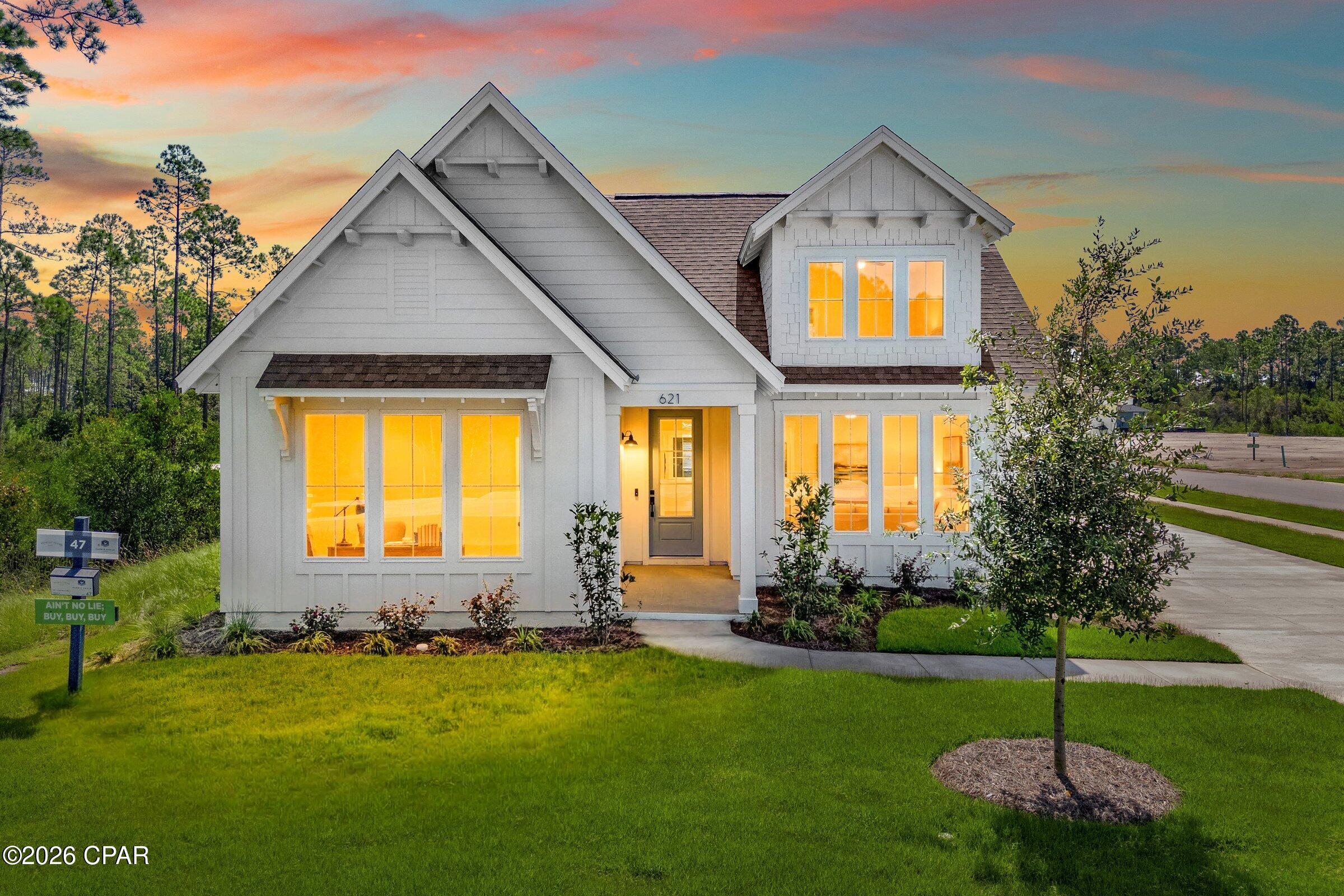 Breakfast Point East home at 621 Crystal Bayou Boulevard LOT 47 - SHEFFIELD PLAN, Panama City Beach, FL 32407