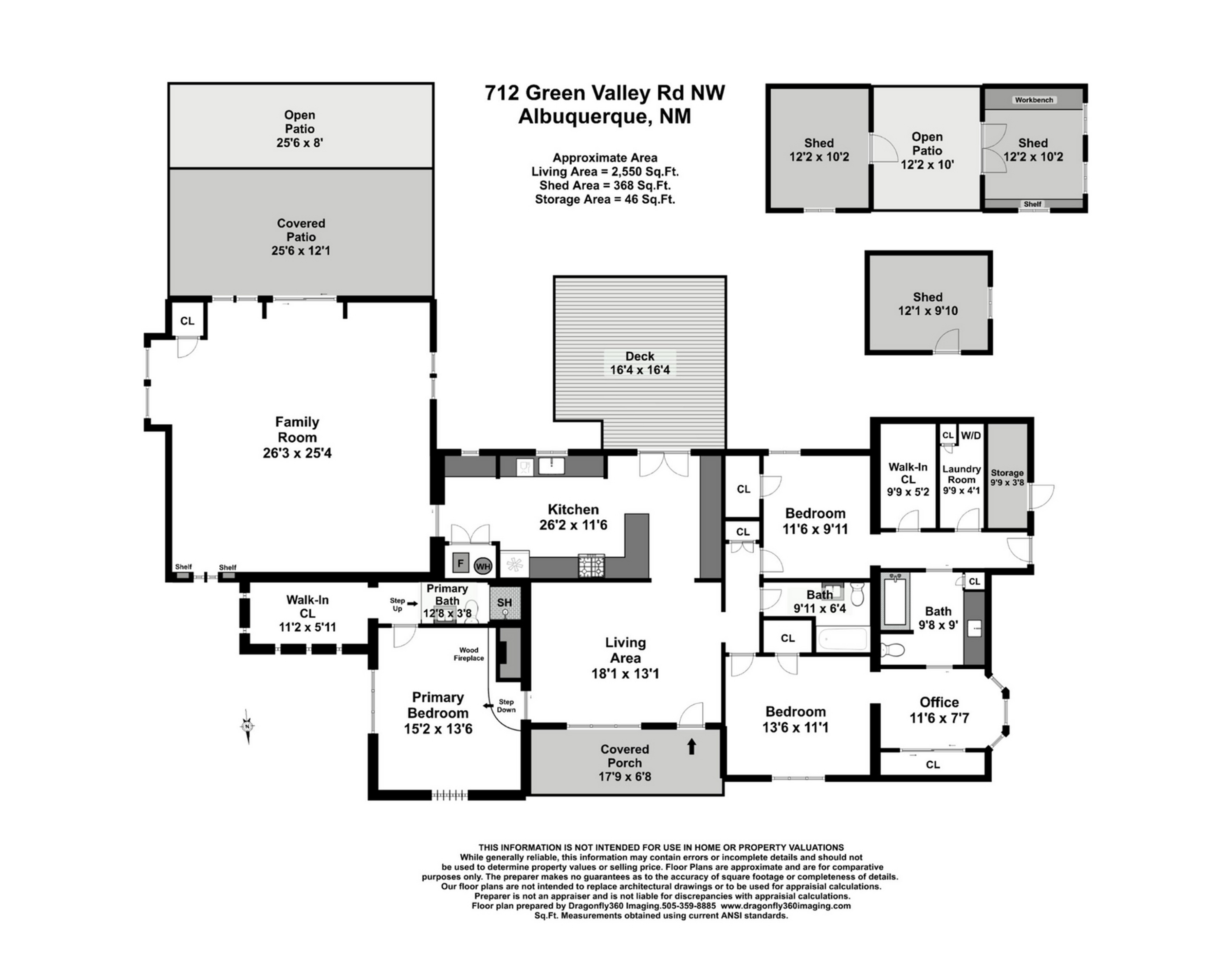 Photo 38 of Single family home for sale at 712 Green Valley Rd Nw, Los Ranchos, NM 87107 | MLS# 1104289 | Listing updated on 2026-09-11