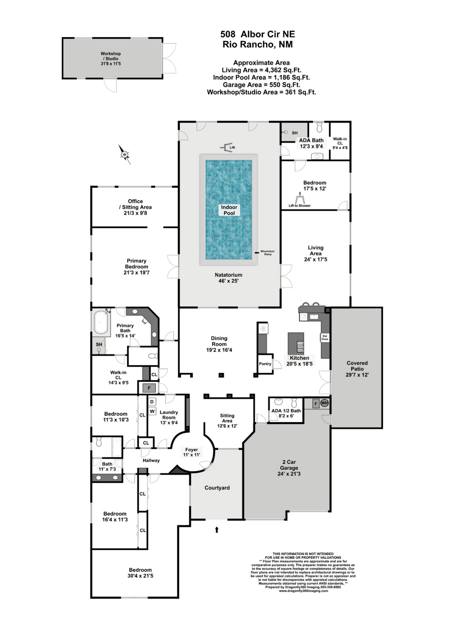 52nd image of 508 Albor Cir Ne, Rio Rancho, NM 87124 | MLS# 1105845