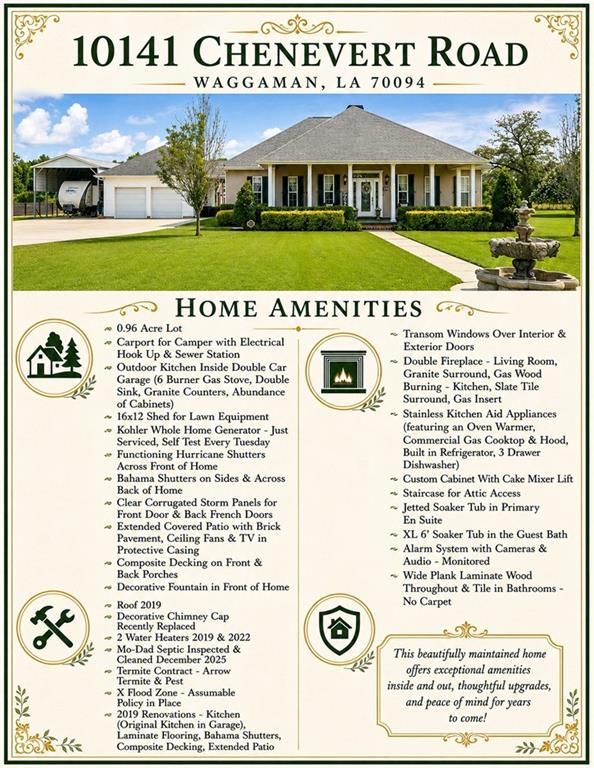 Homes for sale in Waggaman, LA | 10141 Chenevert Rd, Waggaman, LA 70094 | MLS# 2565355